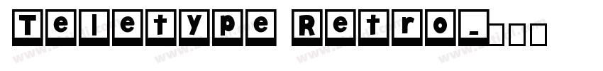 Teletype Retro字体转换